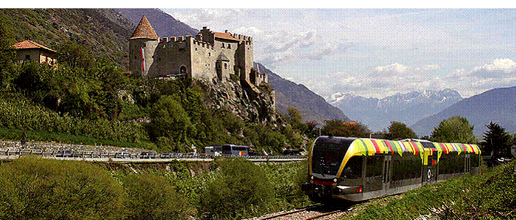 By train through the Vinschgau The new Vinschgauer railway